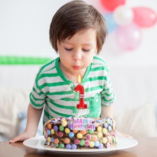 Pixel Themed Number 10 Birthday Candle for Boys Girls 1