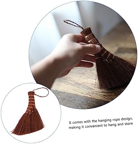 GARVALON Mini Palm Broom - Durable Natural Cleaning Tool