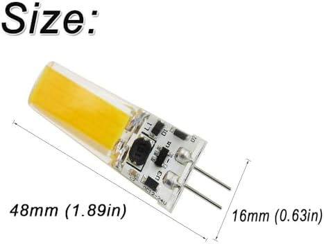 G4 LED Bulbs 3000K Warm White Dimmable 5-Pack 1