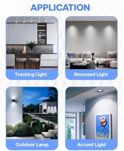 TobeBright GU10 LED Bulbs 6W 5000K Dimmable 2Pack