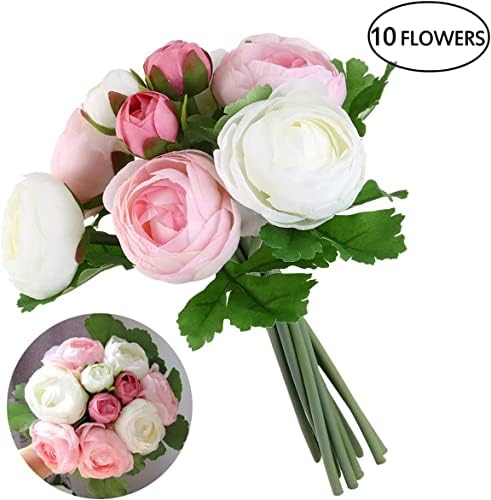 NDRFAWY Artificial Camellia Wedding Bouquet