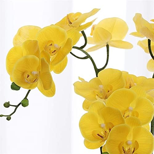 Butterfly Orchid Artificial Flower Set with Vase
