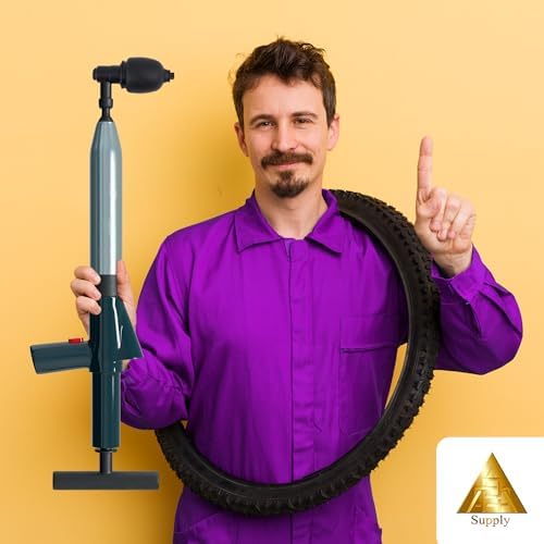 APQ Air Plunger Toilet Unclogger with 4 Nozzles and Non-Slip Handle