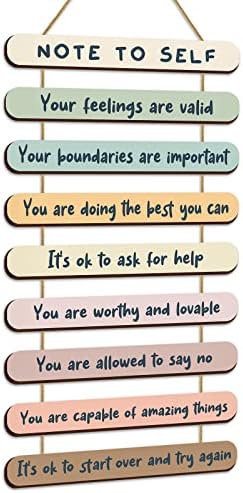 Yookeer Positive Psychology Affirmation Wall Art