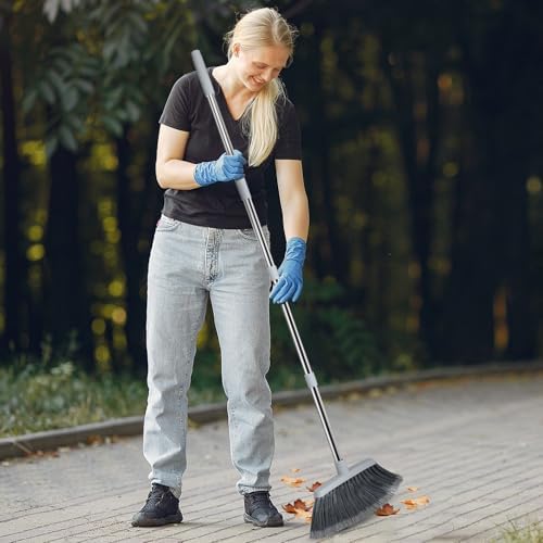 QCFOLY Adjustable Heavy Duty Broom Pack of 2