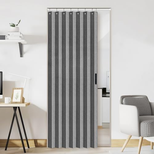 Vatge Grey Panel Curtain with Tieback