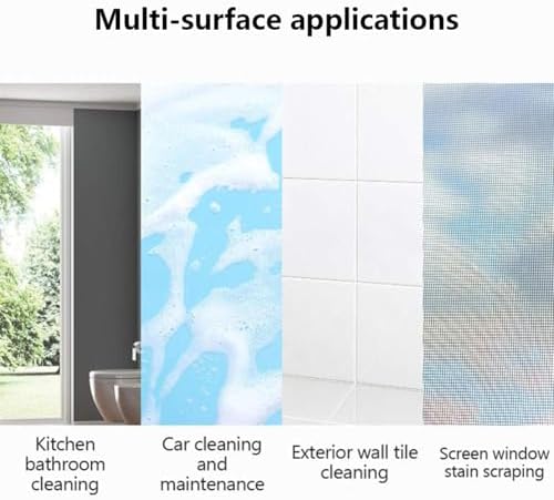 Silicone Broom with 51cm Handle for Multi-Surface Cleaning
