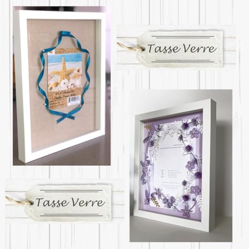 Tasse Verre 15x12 Black Shadow Box Frame - Ready to Hang