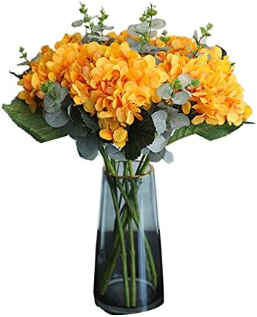NDRFAWY Artificial Flowers Yellow Faux Bouquet