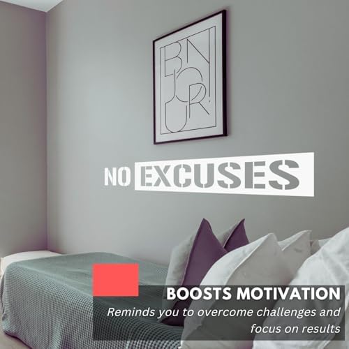 My Vinyl Story No Excuses Wall Decal
