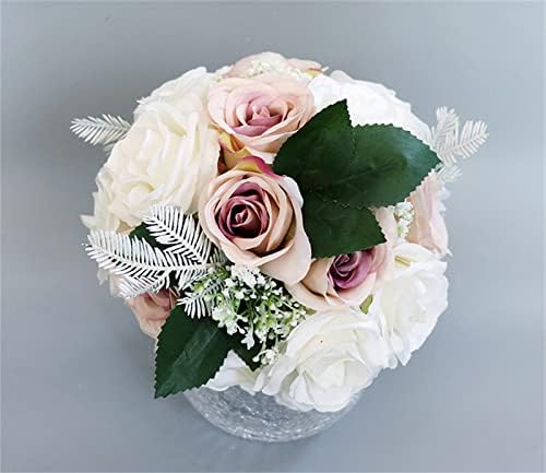 Handmade Artificial Rose Bouquet for Romantic Wedding