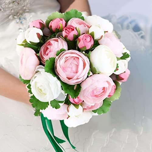 NDRFAWY Artificial Camellia Wedding Bouquet