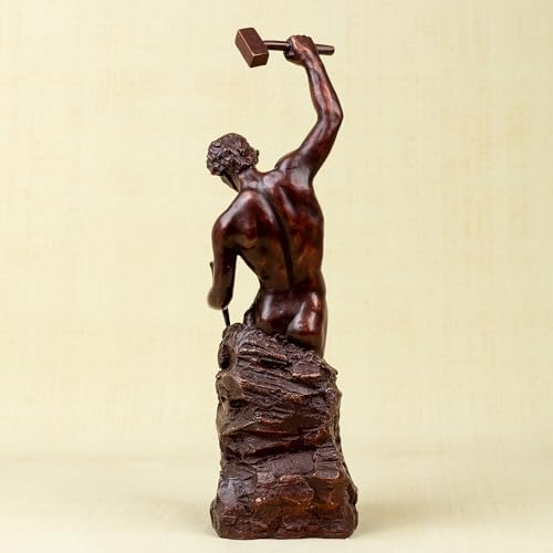 185 Inch Bronze Self Made Man Sculpture