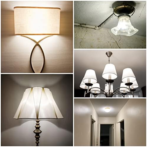 ALIDE 12W E26 LED Candelabra Bulbs 4 Pack