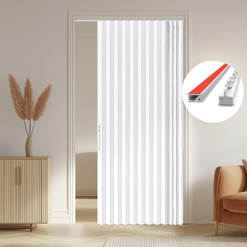 AJAZZ Blackout Accordion Door Curtain Set 1