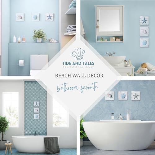 Tide and Tales 3D Seashell Wall Art Set