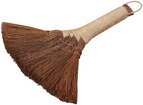 HOMOCONO Dusty Broom Natural Hand Broom for Home and Office