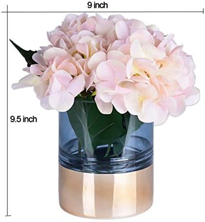 Realistic Artificial Glass Hydrangea Bouquet