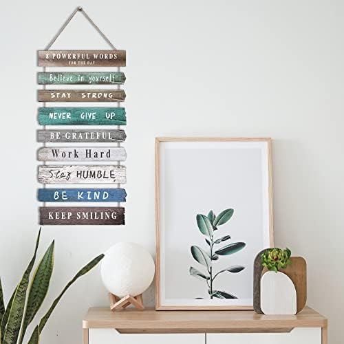 Joyhawk Inspirational Wall Art 12x24 Inches Wood Sign Decor