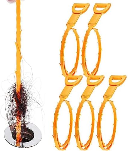 7-Piece 196 Inch Drain Unclogging Kit