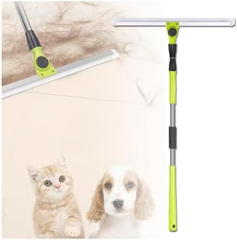 RRRYYYZZ Rubber Broom for Pet Hair and Hardwood Floor Cleaning