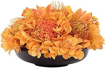 630Inch Artificial Bonsai Orange Flowers Rustic Decor