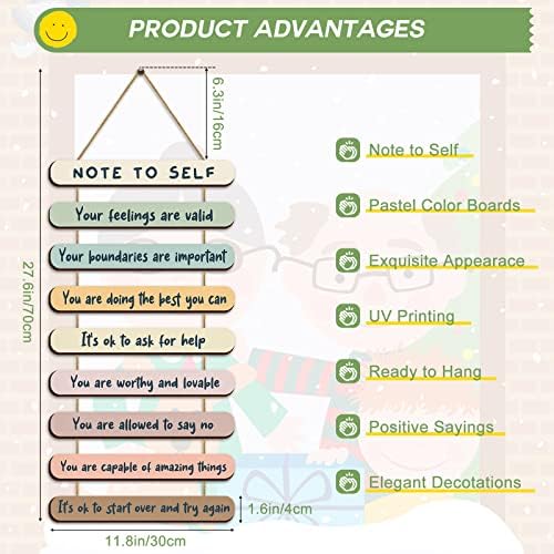 Yookeer Positive Psychology Affirmation Wall Art