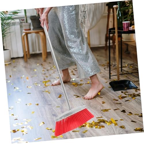 Stainless Steel Broom with Antihair Wrap for Home and Commercial Use