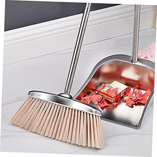Heavy Duty Broom Handle with Bristles for Home and Industrial Use