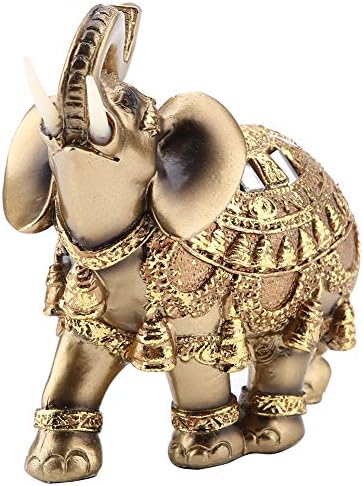 Hilitand Golden Elephant Statue Feng Shui Decor