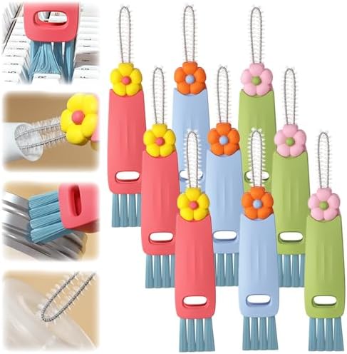 Assote 3 in 1 Cup Lid Cleaning Brush Set 9PCS 1