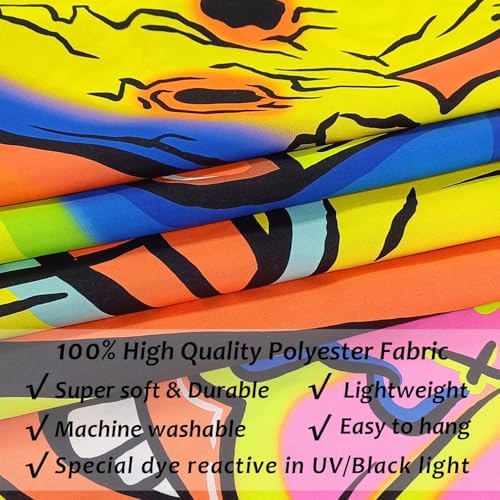 ARTCREATOR Blacklight Halloween Tapestry 29x37