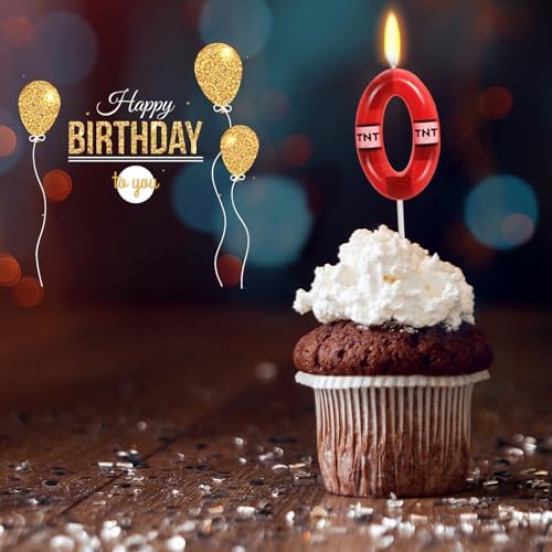 Pixel Themed Number 10 Birthday Candle for Boys Girls 1