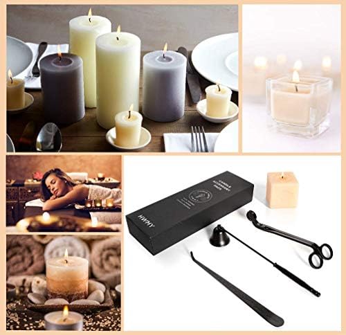 HWMY Candle Accessory Set 3pcs Black