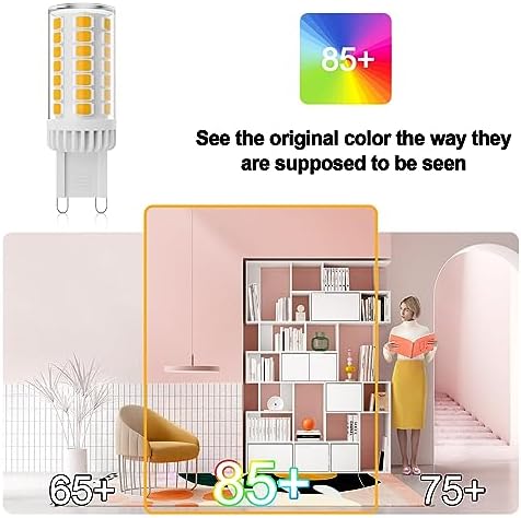SNBIHIBE G9 LED Bulb 4W Dimmable Warm White 3000K