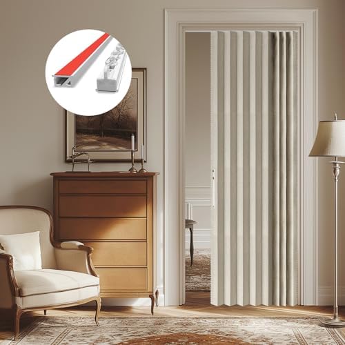 AJAZZ 100 Blackout Accordion Door Curtain Panel