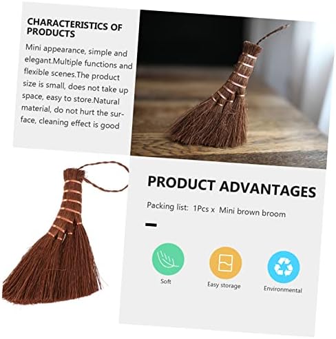 BEBEMOKO Mini Hand Broom Natural Material Eco-Friendly Cleaning Tool