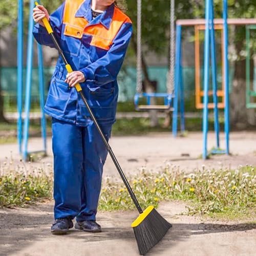 JEHONN Heavy Duty Broom with 55 Inch Long Handle
