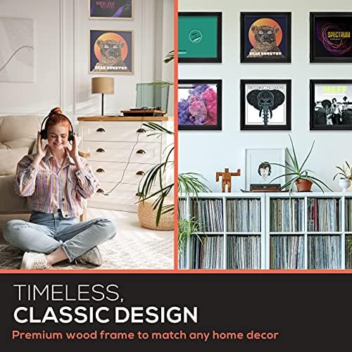 KAIU Vinyl Record Frame - Black Wall Display