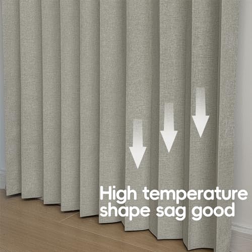 Jilron Blackout Fabric Door Curtain with Magnetic Closure