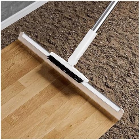 2-in-1 Silicone Broom for Floor Cleaning Scrubber and Scraper