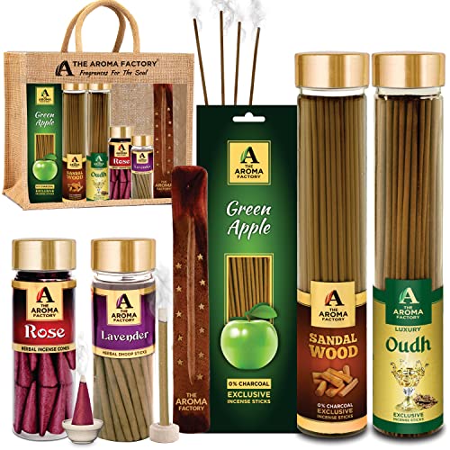 The Aroma Factory 100 Herbal Incense Gift Pack