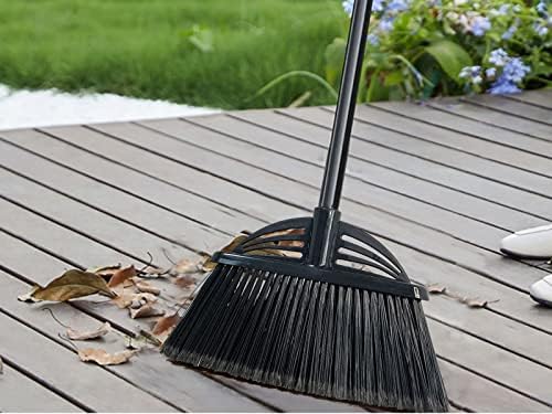 Xifando Four-Section Angle Broom Heavy-Duty Cleaning Tool BlackYellow