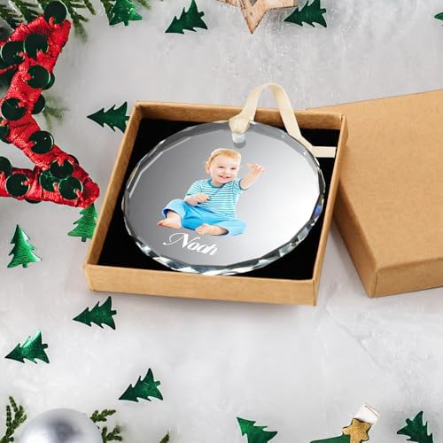 Custom Christmas Ornaments 2025 for Babys First Christmas