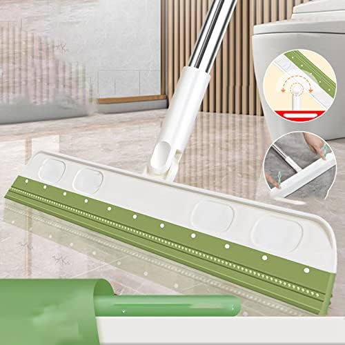Adjustable Silicone Broom for Multi-Surface Cleaning