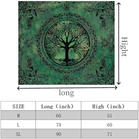 Apdidl Green Nature Tapestry for Bedroom Boho Decor
