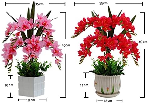 Real Touch Silk Orchid Artificial Flower with Pot
