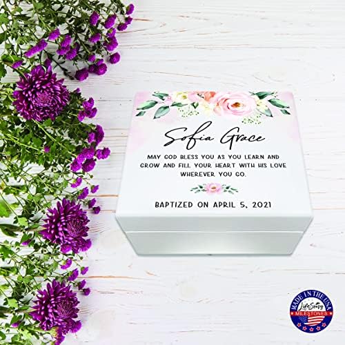 LifeSong Milestones Baptism Jewelry Box for Girls 1