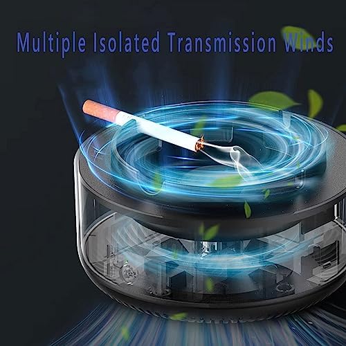 2 in 1 Ashtray with Air Purifier - Green