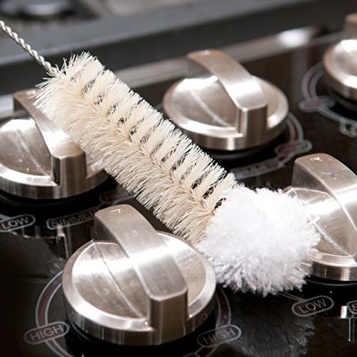 Casabella Set of 3 Soft Tip Brushes for Delicate Cleaning